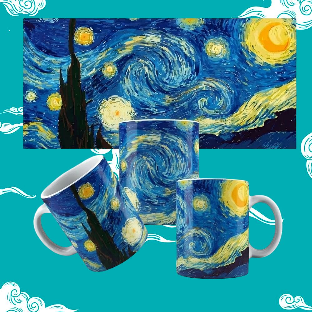 Taza Van Gogh: Noche Estrellada